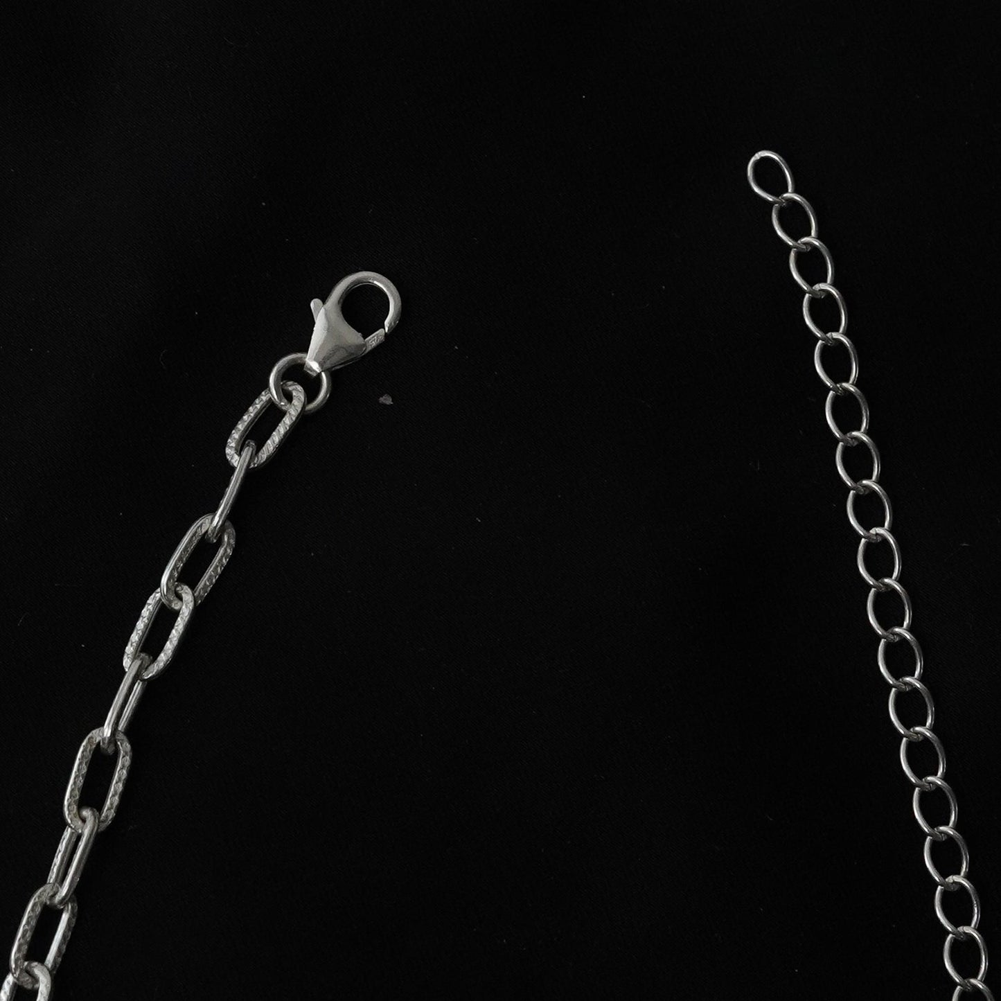 ShailPiya Moonlit Link 925 Silver Necklace - ShailPiya