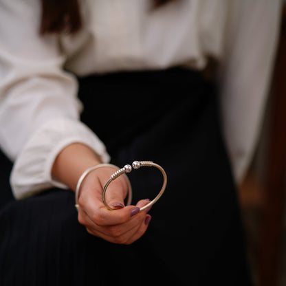 Evergreen pipe and fine ball kada - ShailPiya