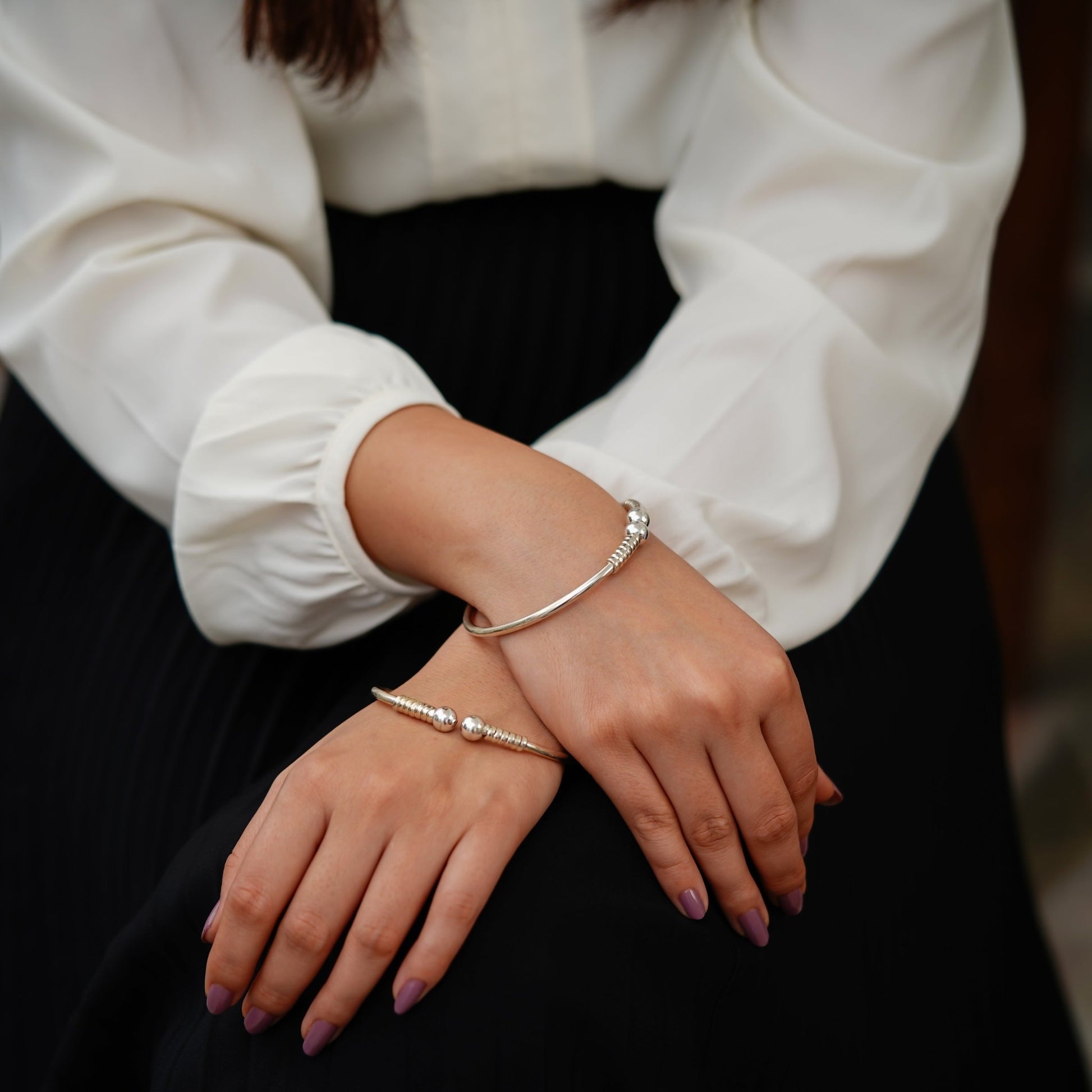 Evergreen pipe and fine ball kada - ShailPiya