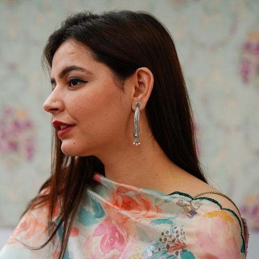 Moha Wire Play Sheet Curved Earrings - ShailPiya