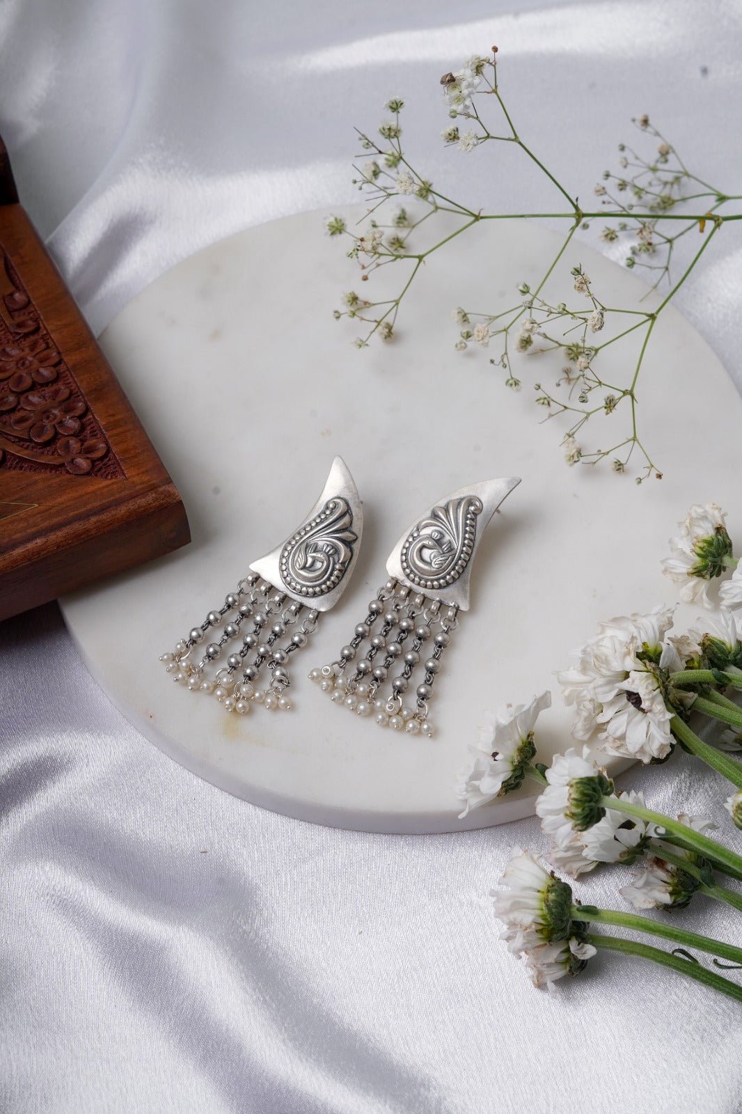 Moon Cascade Earrings - ShailPiya