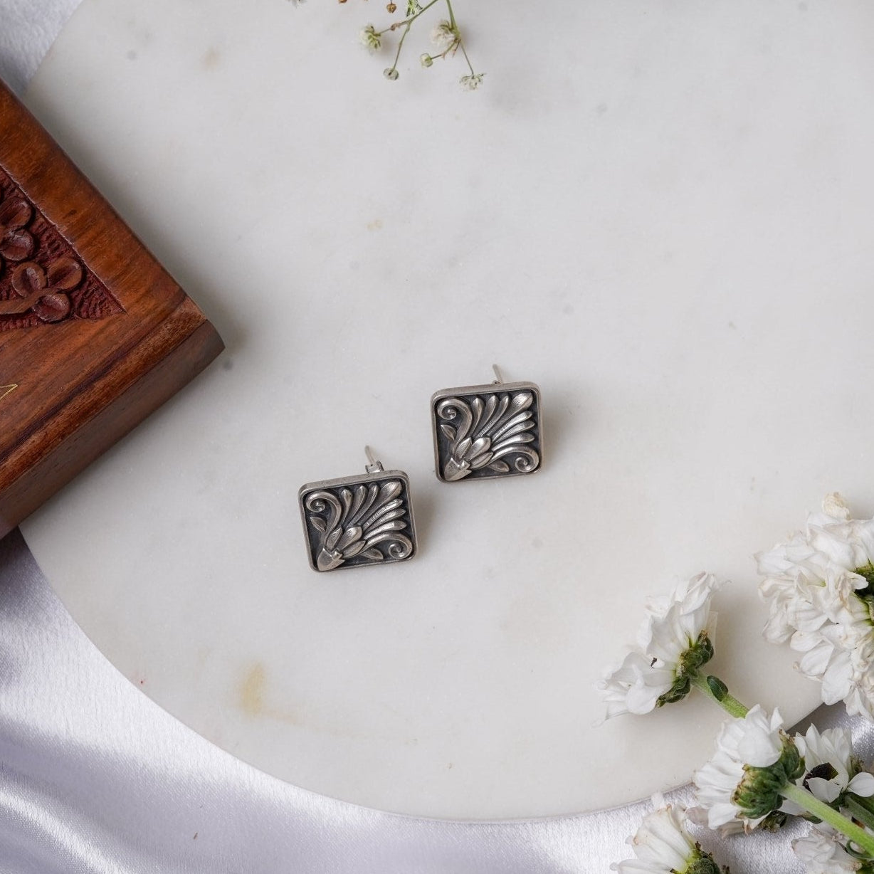 Moon Cascade Studs - ShailPiya