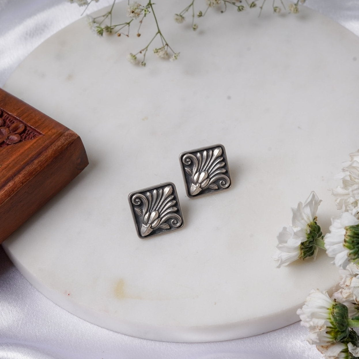 Moon Cascade Studs - ShailPiya