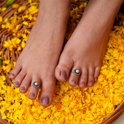 Pearl Toe Ring - ShailPiya