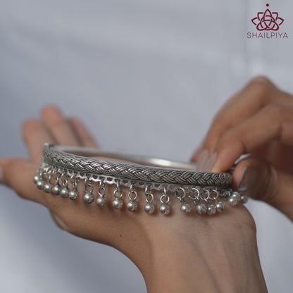 Lavanya Guthai Work on Pipe Ball Drops Vintage Kada Anklets