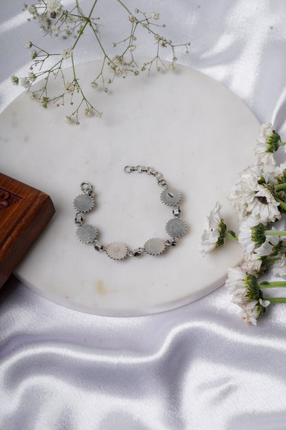 Rani Padmini Red Stone Bracelet - ShailPiya