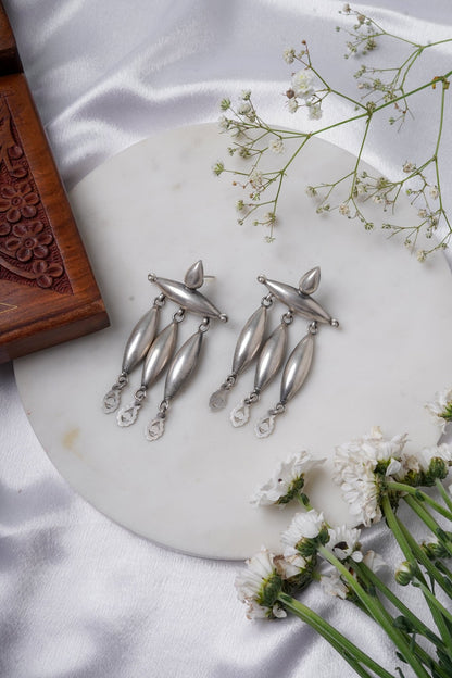 Vanika Tribal Drop Earrings - ShailPiya